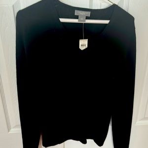 Ann Taylor cashmere v neck sweater